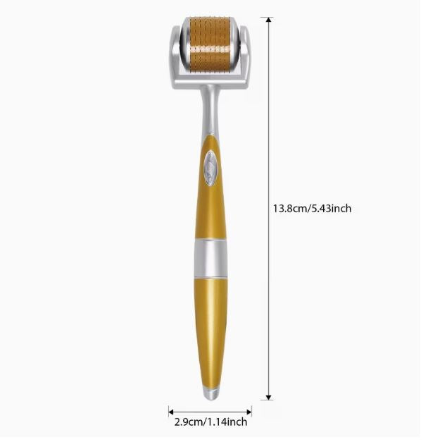 ETS Copper Peptide Hair Growth Serum (10% GHK-Cu + 5% AHK-Cu) – 30ml AND derma roller