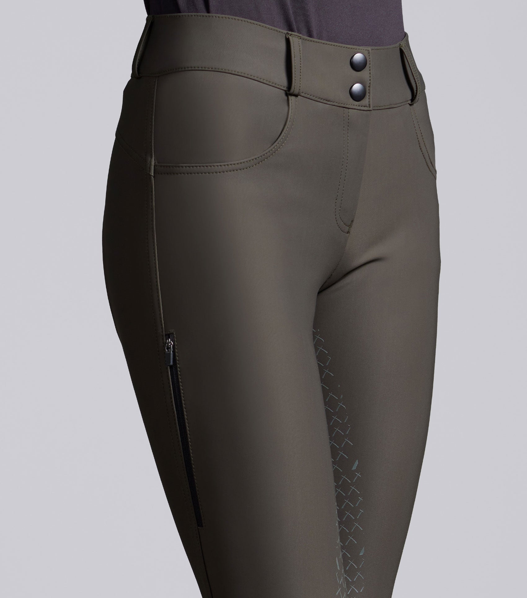 Description:Elixir Womens Full Seat Breeches_Colour:Mosswood_Position:4