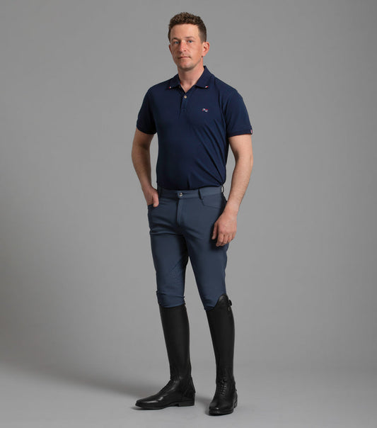 Premier Equine Emilio Men's Gel Knee Riding Breeches - navy