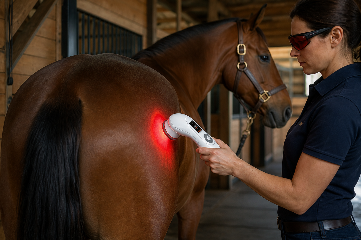Equine Therapy Systems Handheld Red Light Lazer Therapy Machine (infrared laser)