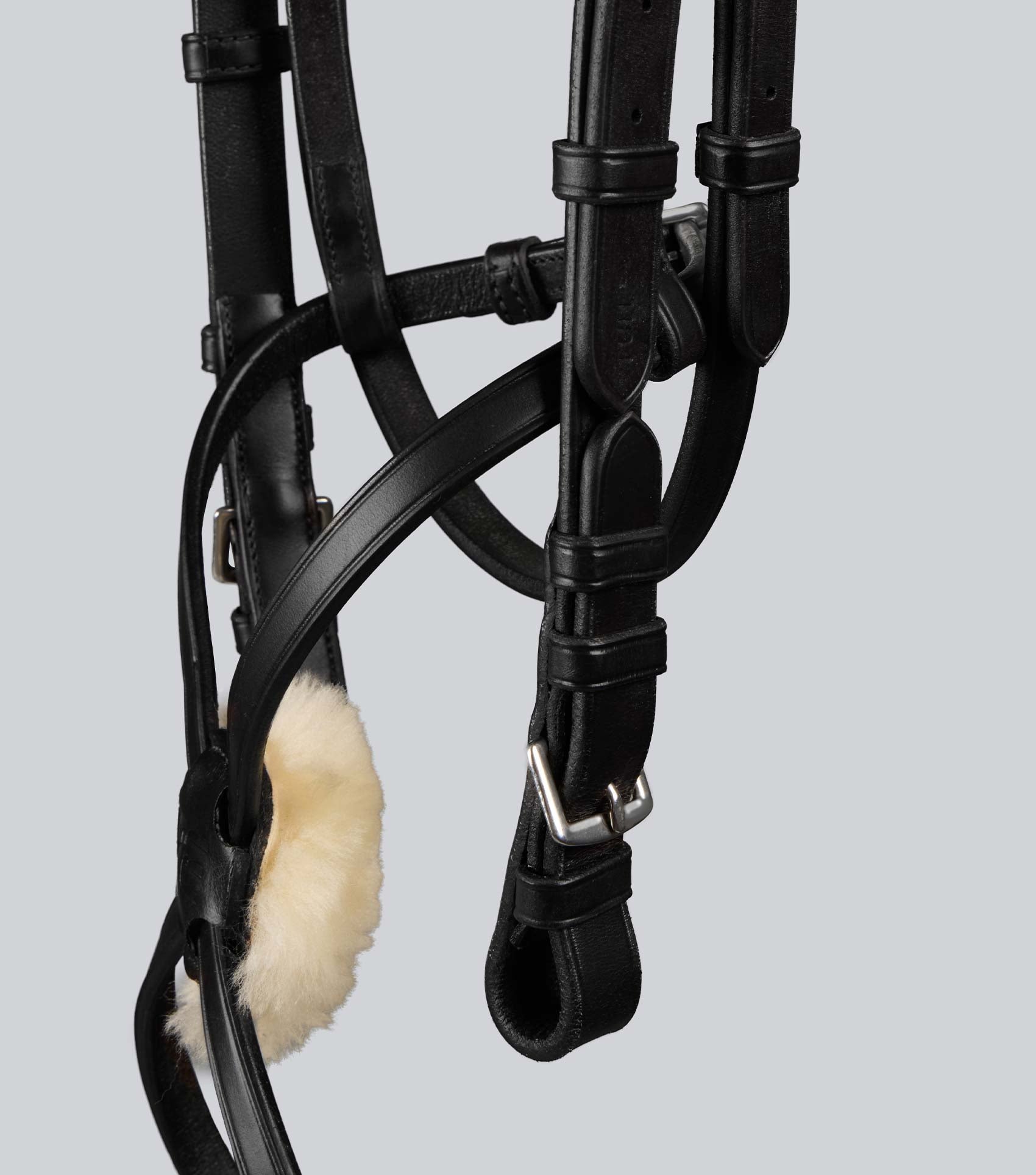 Description:Exercise Racing Bridle With Grackle_Colour:Black_Position:6