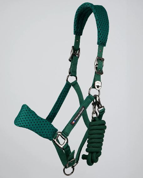 Premier Equine Necto 3D Mesh Padded Halter / Head Collar with Lead Rope