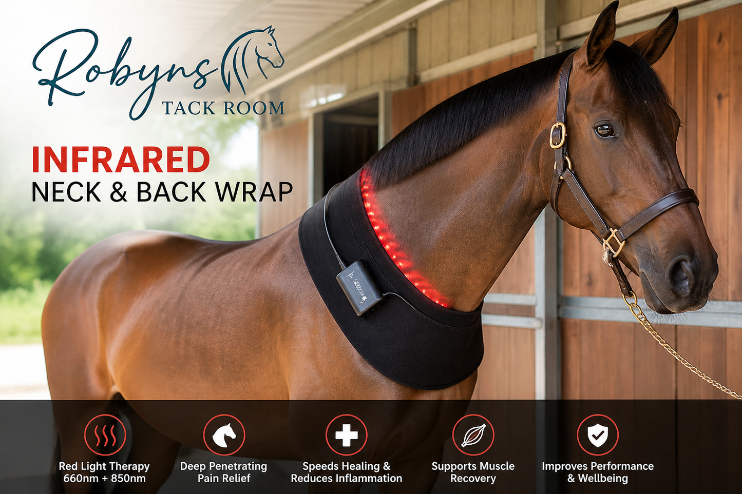 Equine Therapy Systems Infrared Leg / Back / Neck Wrap (3 sizes)