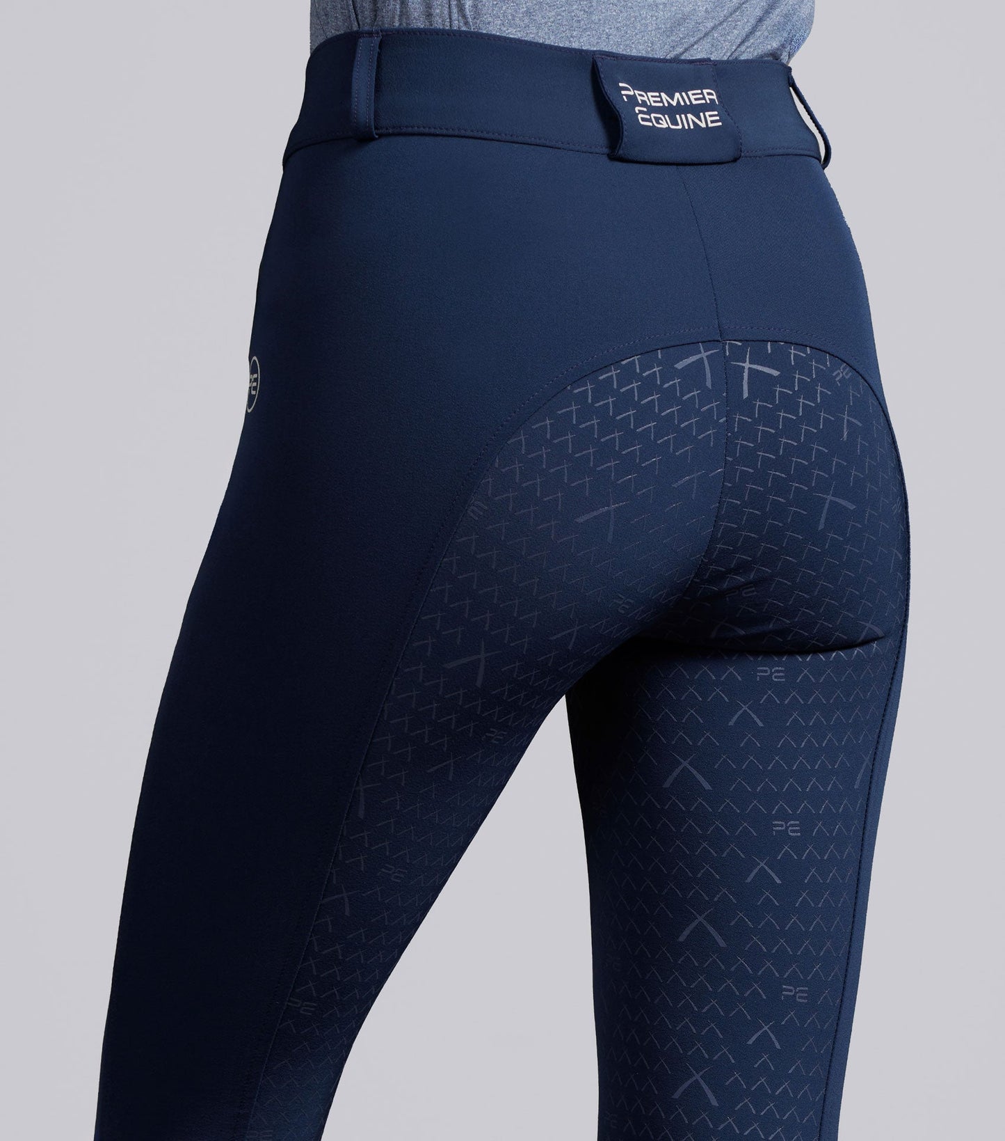 Description:Leora Womens Full Seat Breeches_Colour:Navy_Position:5