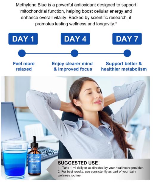 Methylene Blue (60ml Pharmaceutical Grade)