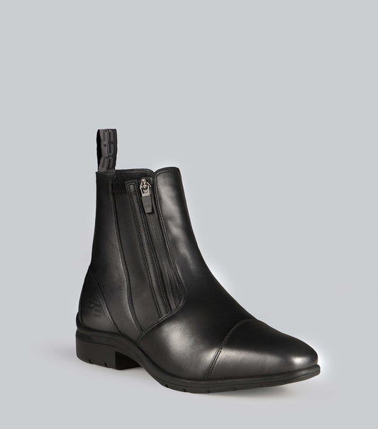 Description:mirano leather paddock boot_Colour:Black_Position:1