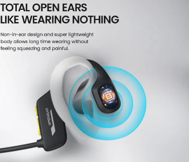 ETS Open Ear 2 IP68 Waterproof Bone Conduction Horse Riding Headphone