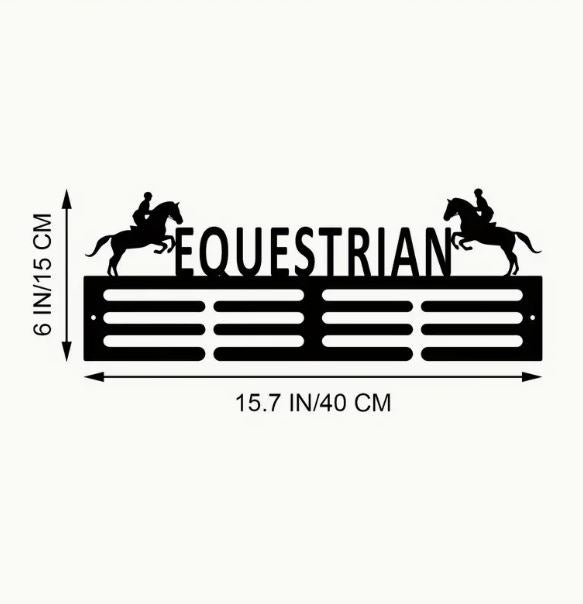 Equestrian Ribbon display mount