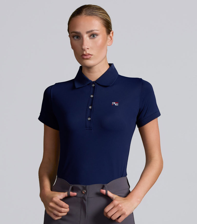 Premier Equine Ladies Team Polo Shirt - Black