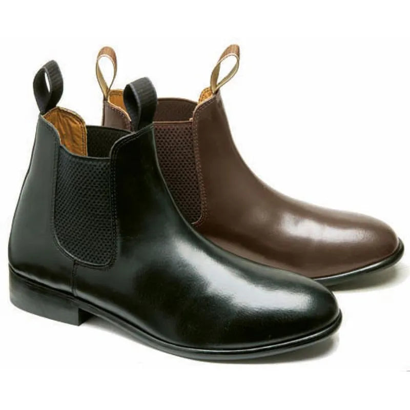 Loveson black leather short riding boots, UK5.5 (EU 38.5). Pre loved