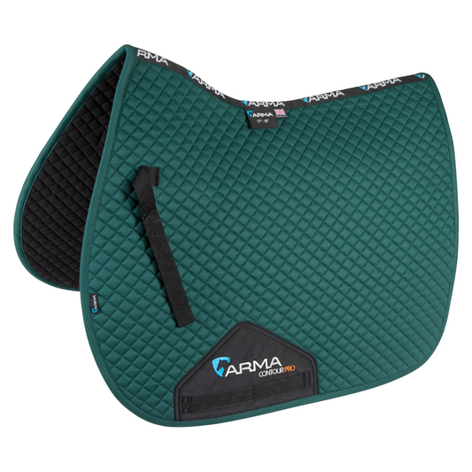 Shires ARMA Saddle pad, green, full size