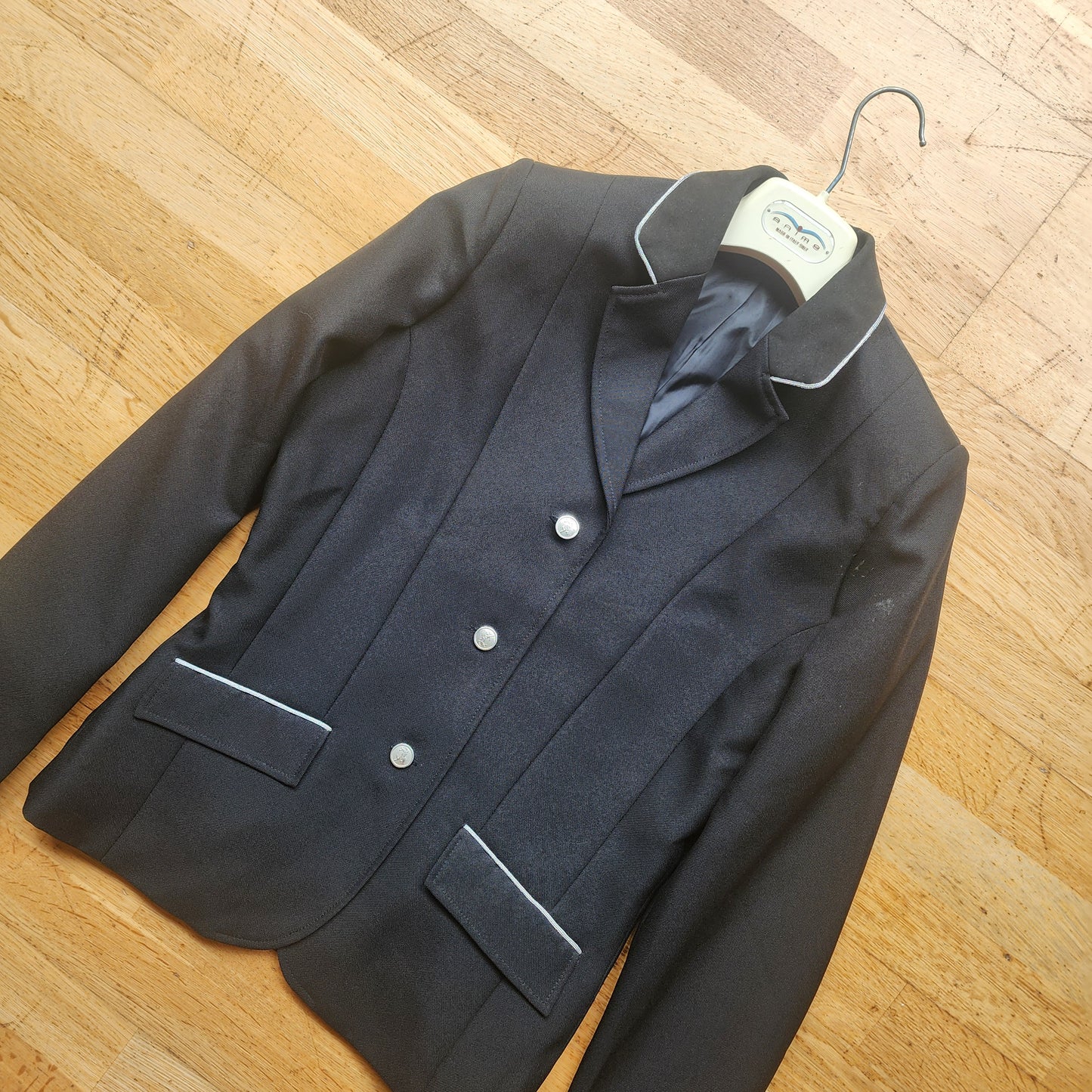 Shires black show jacket, girls age 15/ ladies 10. Pre-loved