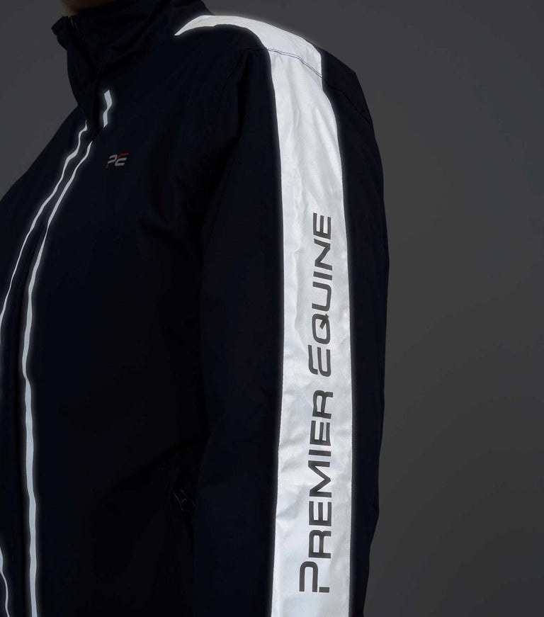 Premier Equine Lumen Reflective Unisex Riding Jacket - waterproof