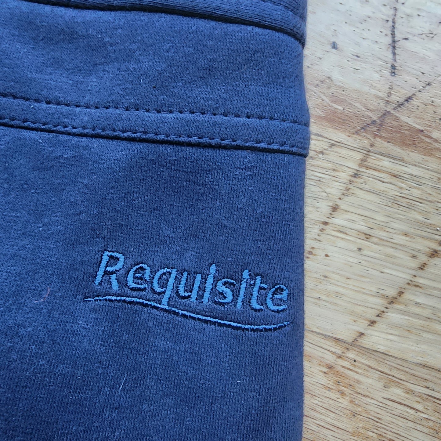 Requisite navy cotton breeches, ladies size 18, pre-loved