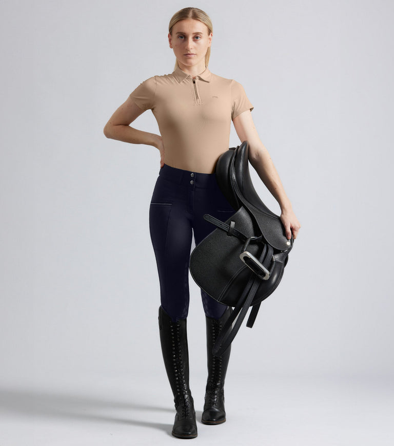 Premier Equine Ofena Ladies Gel Full Seat Riding Breeches (white, navy or black)
