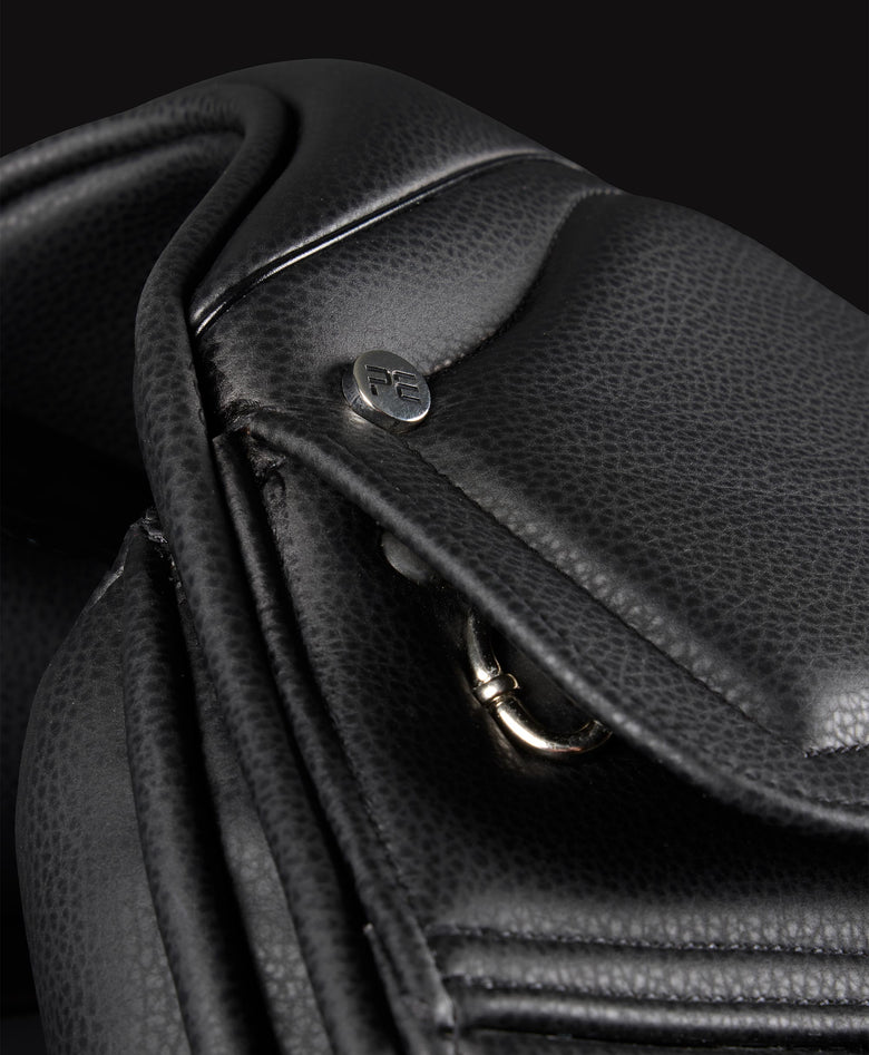 Premier Equine Montpellier Synthetic Dressage Saddle Black