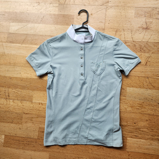 Animo show shirt, ladies 10, light green, pre-loved