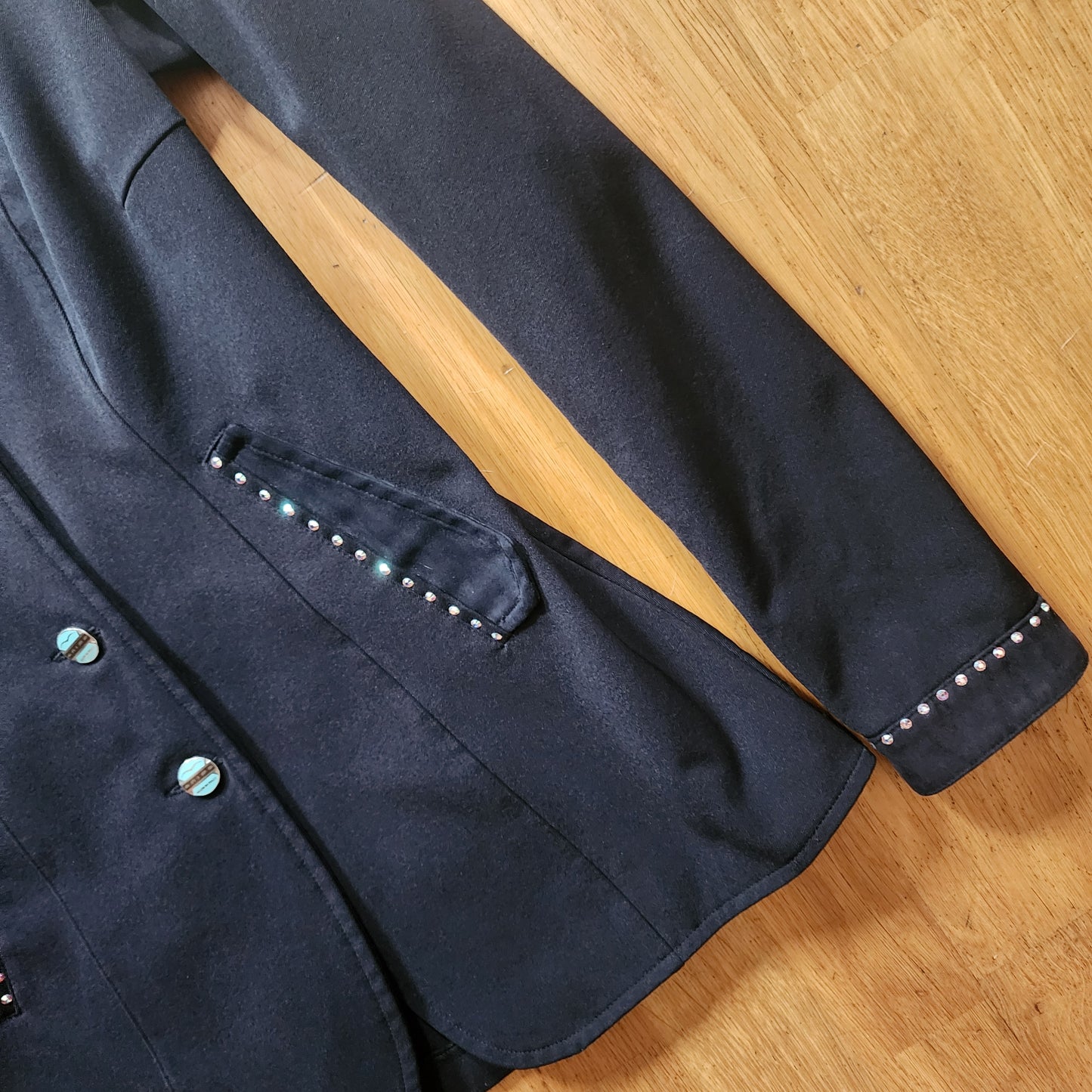 Animo black Show Jacket ladies size 4 (i36) / girls 10/11