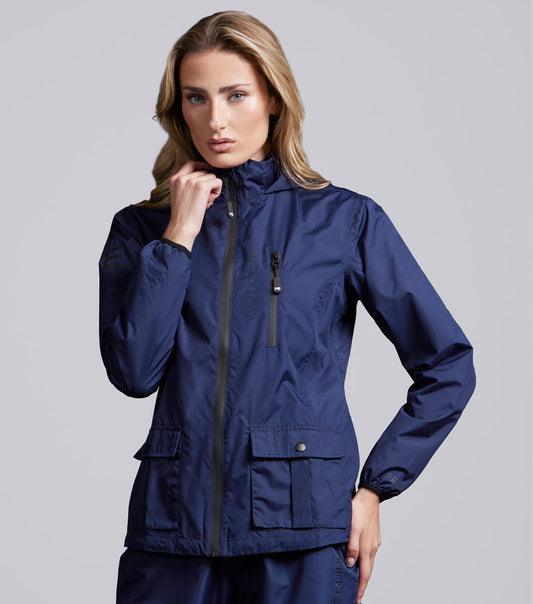 Premier Equine Petra Duo waterproof jacket - navy