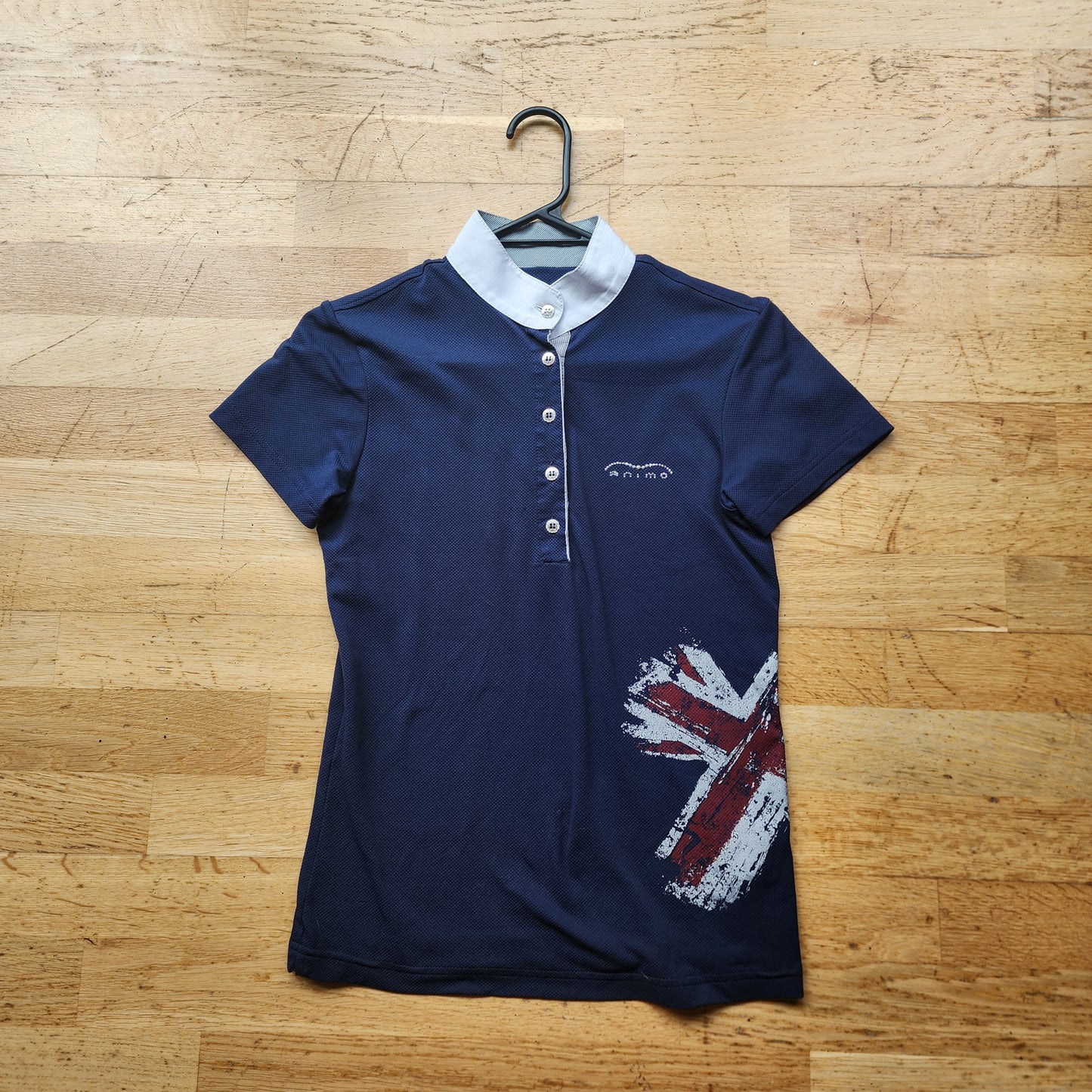 Beyond the Bit ladies show shirt, Size S, navy, pre-loved