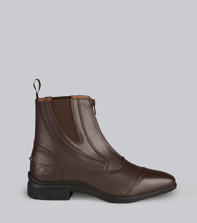 Premier Equine Mirano Leather Paddock Boots Brown
