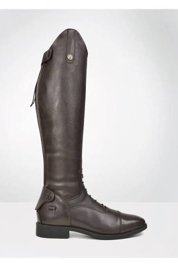 Brogini Como Long Laced Leather Riding Boots (Brown)
