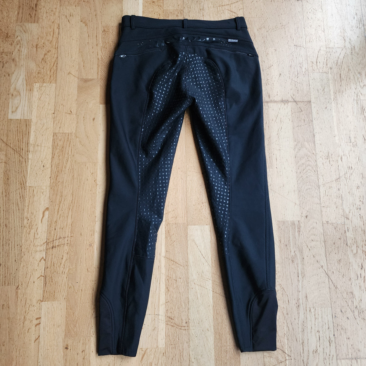HV Polo black breeches, ladies size UK 10, pre-loved