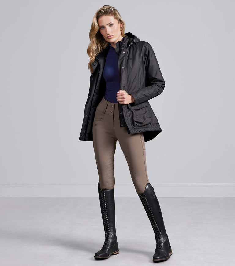 Premier Equine Cascata Ladies Waterproof Jacket - Black