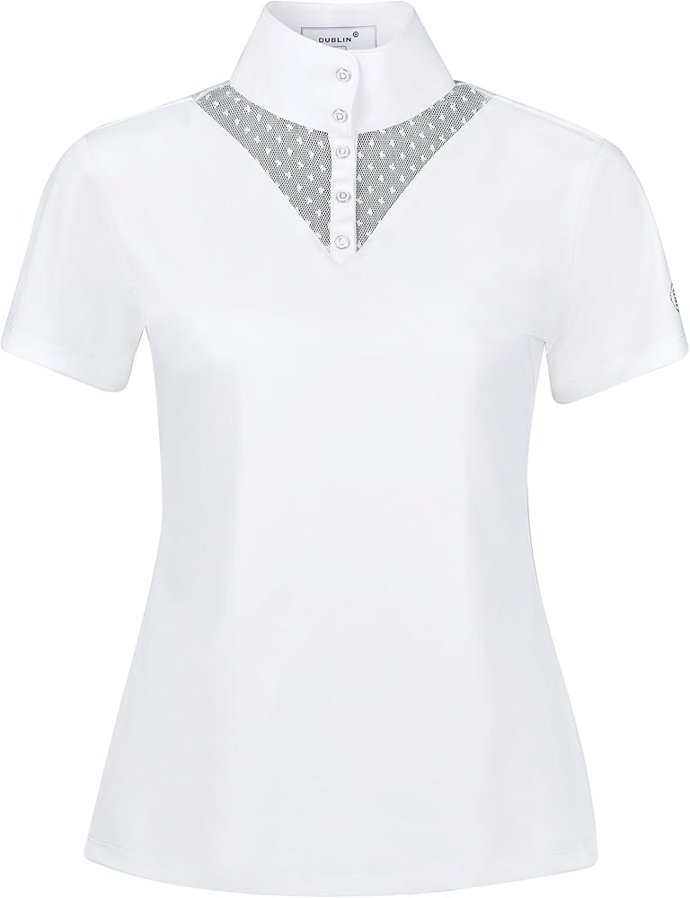 Dublin show shirt, size M, white, pre-loved