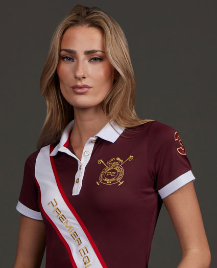 Premier Equine Heritage Polo Shirt  - Navy