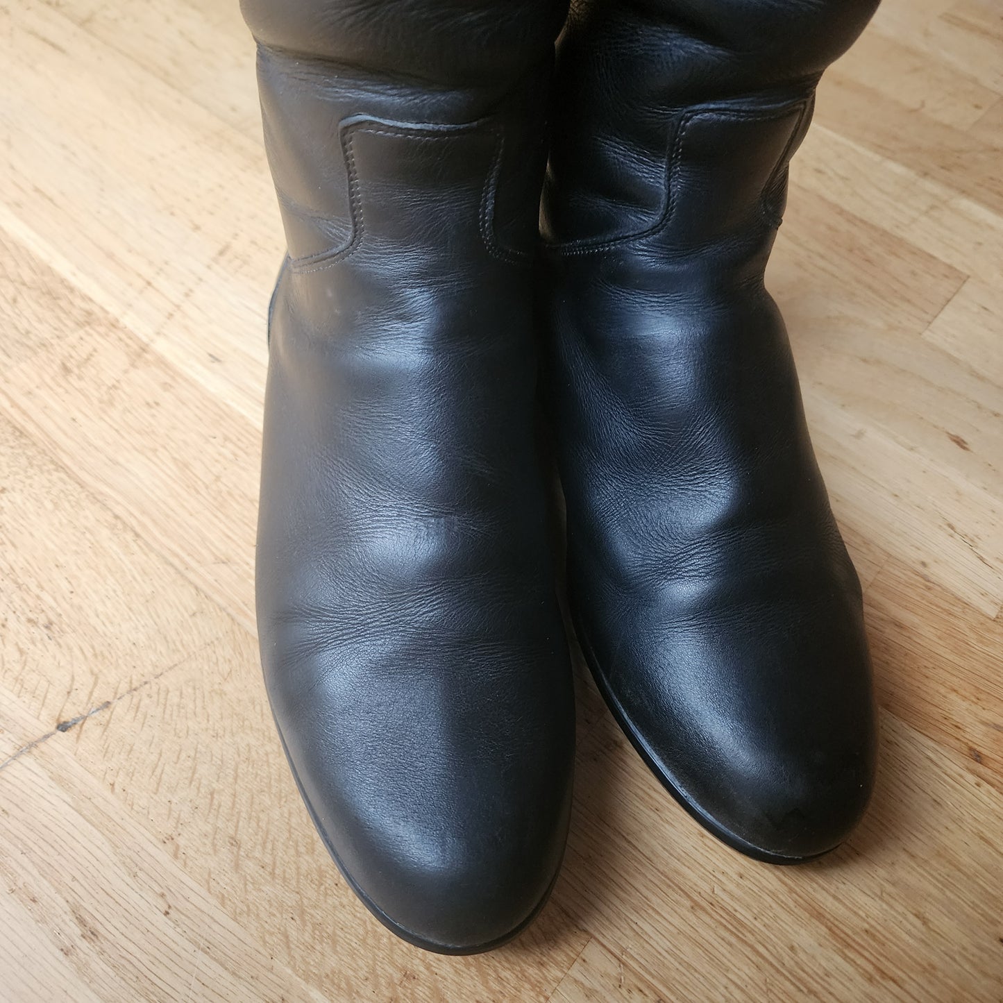 Sergio Grasso long leather riding boots. Size 40