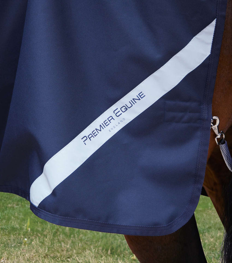 Premier Equine Stratus 600 Series 0g Turnout Rug with Classic Neck Cover (Navy or Purple)