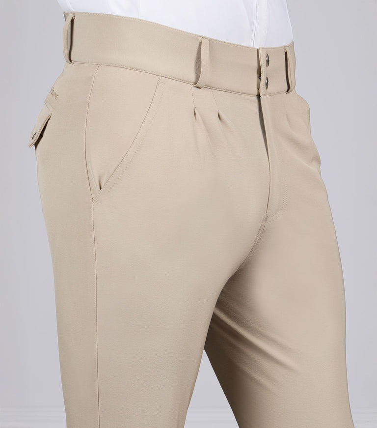 Premier Equine Ludis Men's Gel Knee Riding Breeches - white