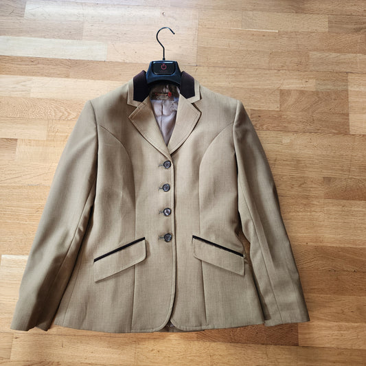 Vanentinoe taupe / brown wool Show Jacket ladies size 12