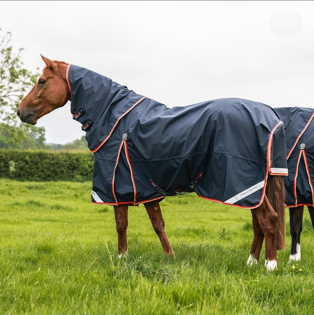 Premier Equine Buster Zero 0g Waterproof Rug with Classic Neck Cover