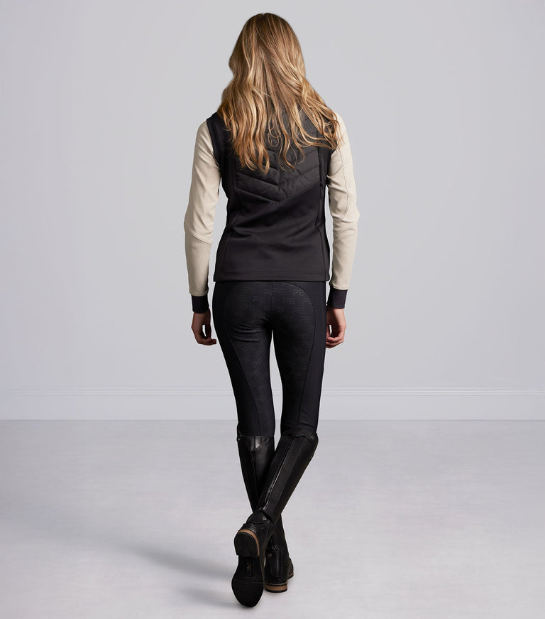Premier Equine Felicio Womens Gel Full Seat Riding Breeches - Black (Standard Rise) Water repellent