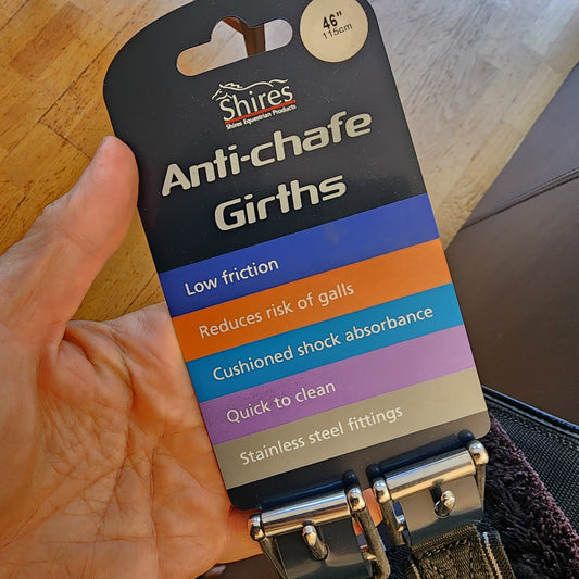 Shires Anti Chafe fleece girth 45". Brand new