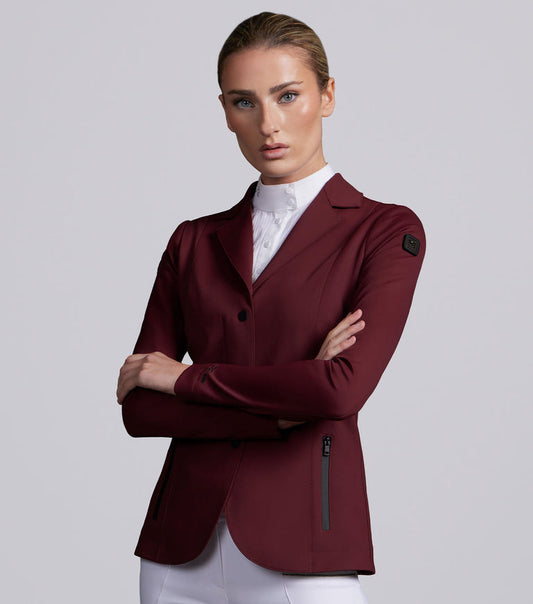 Premier Equine Evinco Ladies Competition Jacket (Wine)