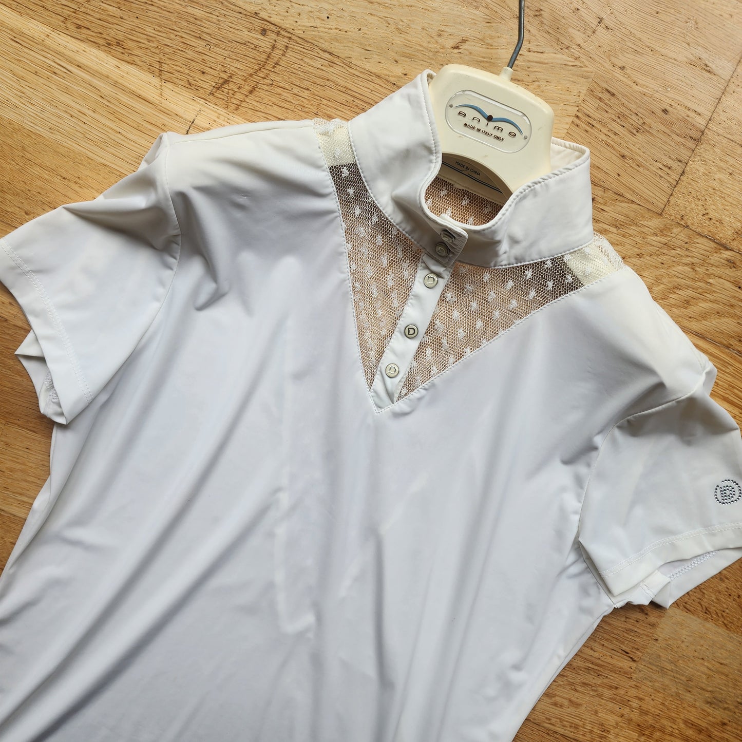 Dublin show shirt, size M, white, pre-loved