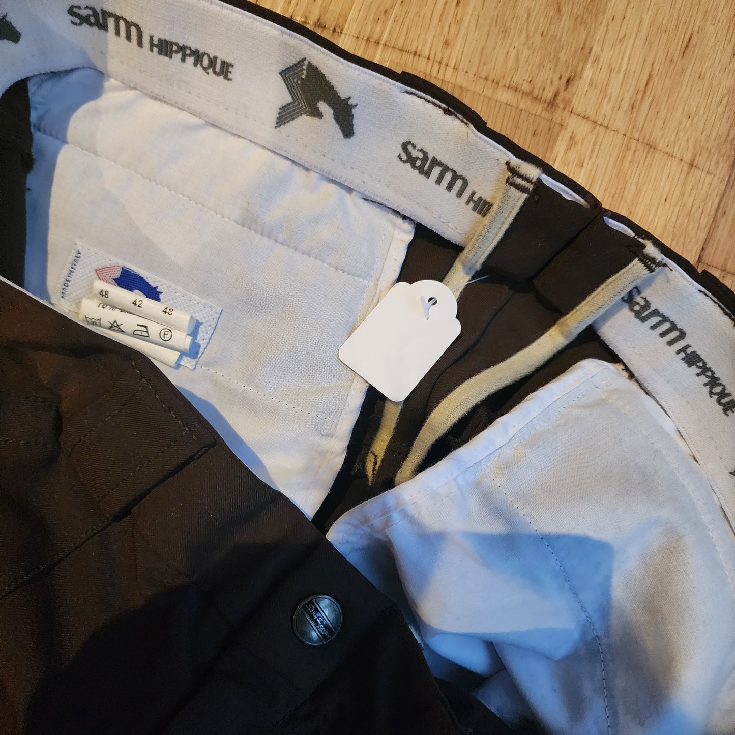 Sarm Hippique mens brown breeches size UK 30. Pre-loved