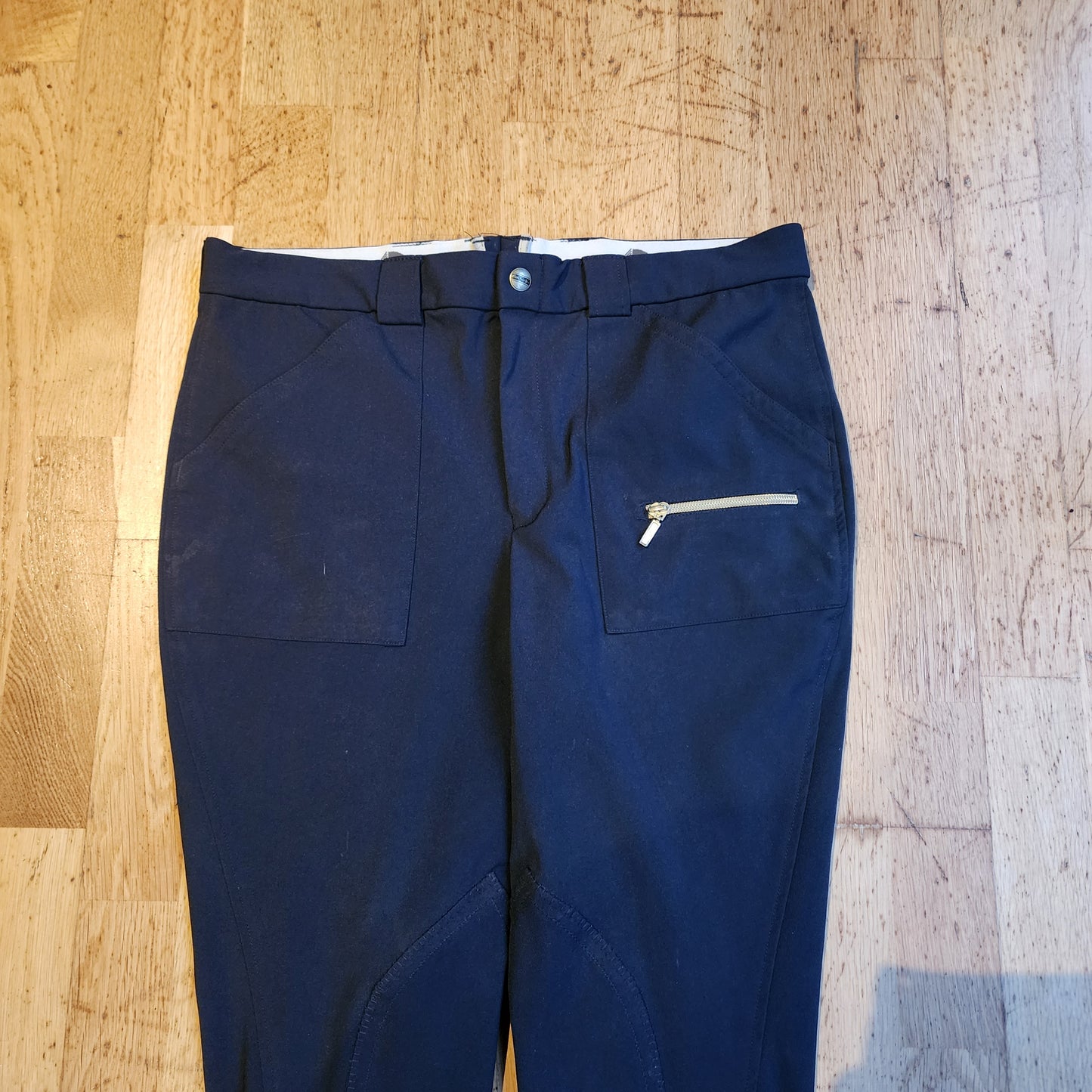 Sarm Hippique mens navy breeches size UK 32. Pre loved
