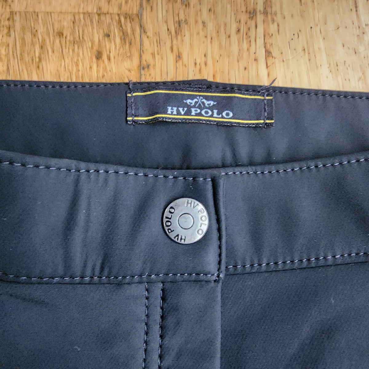 HV Polo black breeches, ladies size UK 10, pre-loved