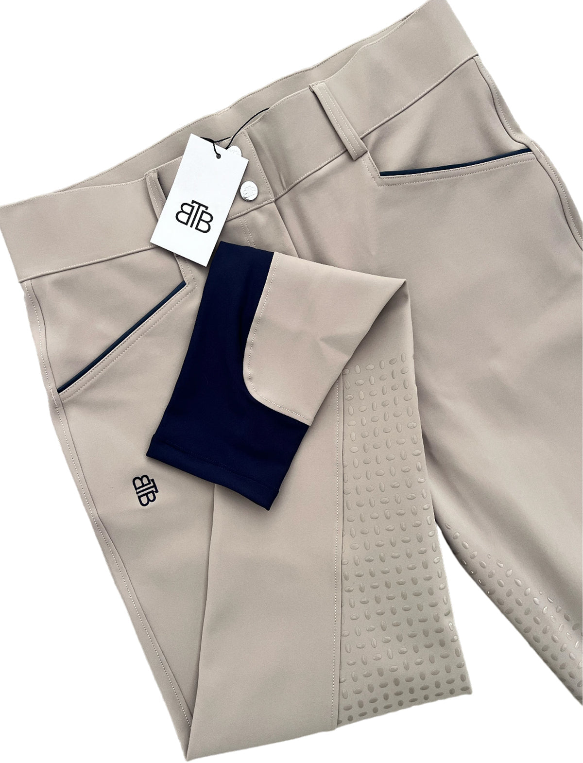 Beyond the Bit Bamboo Beige Portia Breeches. Size 10. Brand new