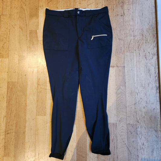 Sarm Hippique mens navy breeches size UK 32. Pre loved
