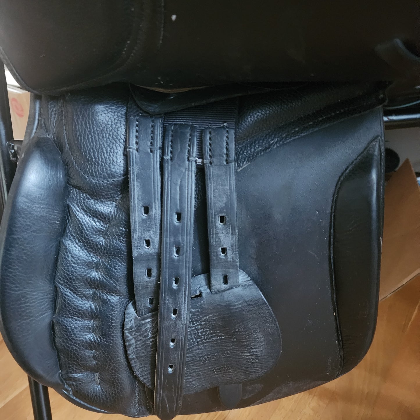 Trainers Cross Country GP black leather saddle 17.5", wide