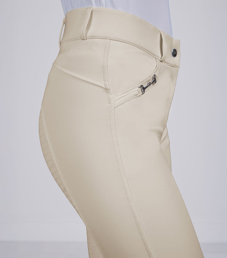 Premier Equine Filetto Women's Gel Full Seat Riding Breeches - Vanilla (Standard Rise)