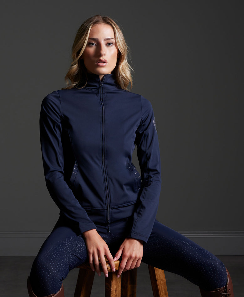 Premier Equine Meraki Womens Jacket - Navy