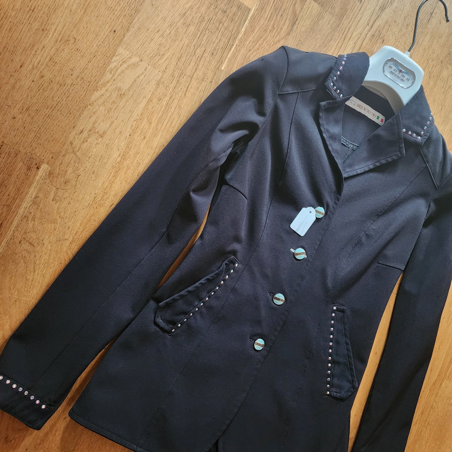 Animo black Show Jacket ladies size 4 (i36) / girls 10/11