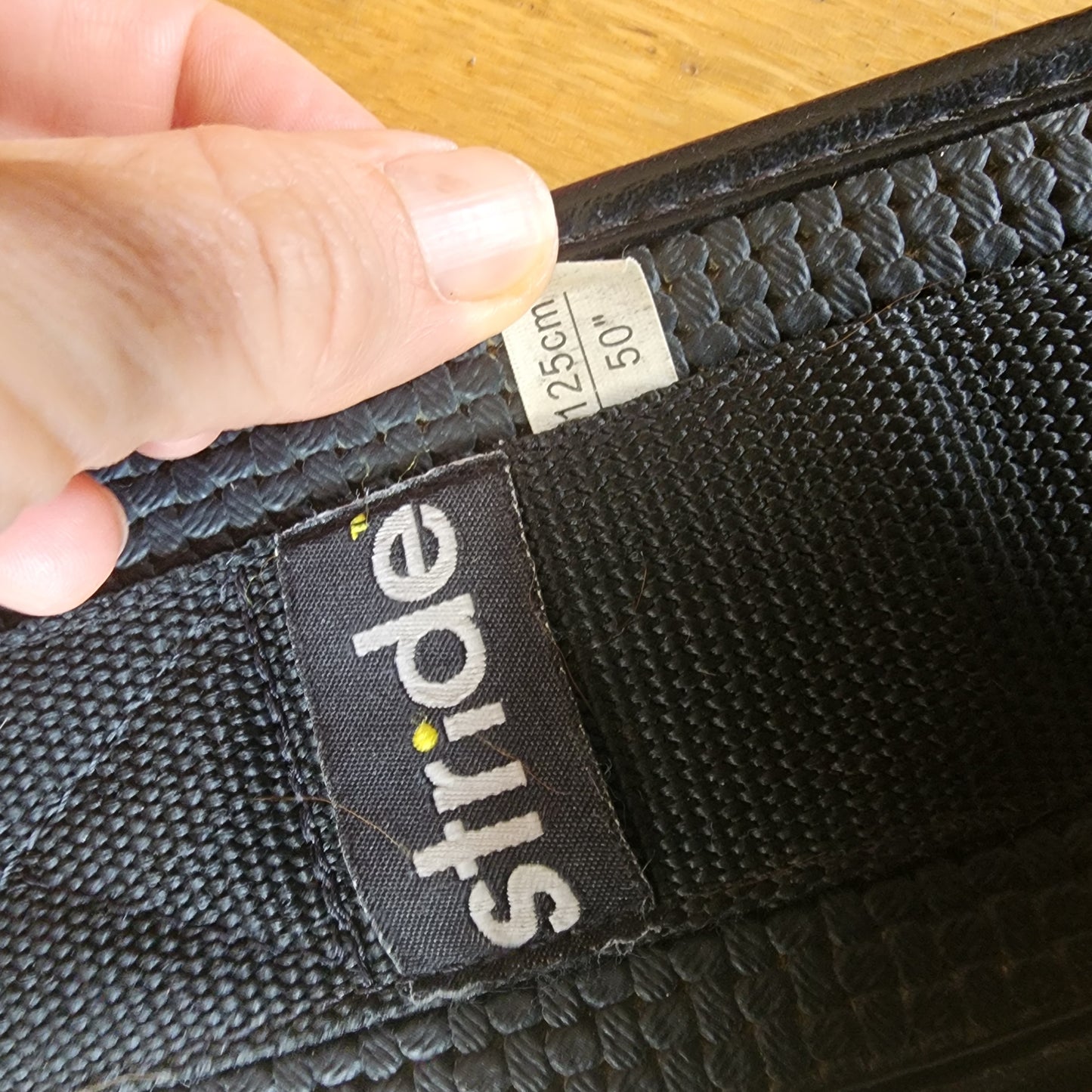 Stride long black girth 50" / 125cm