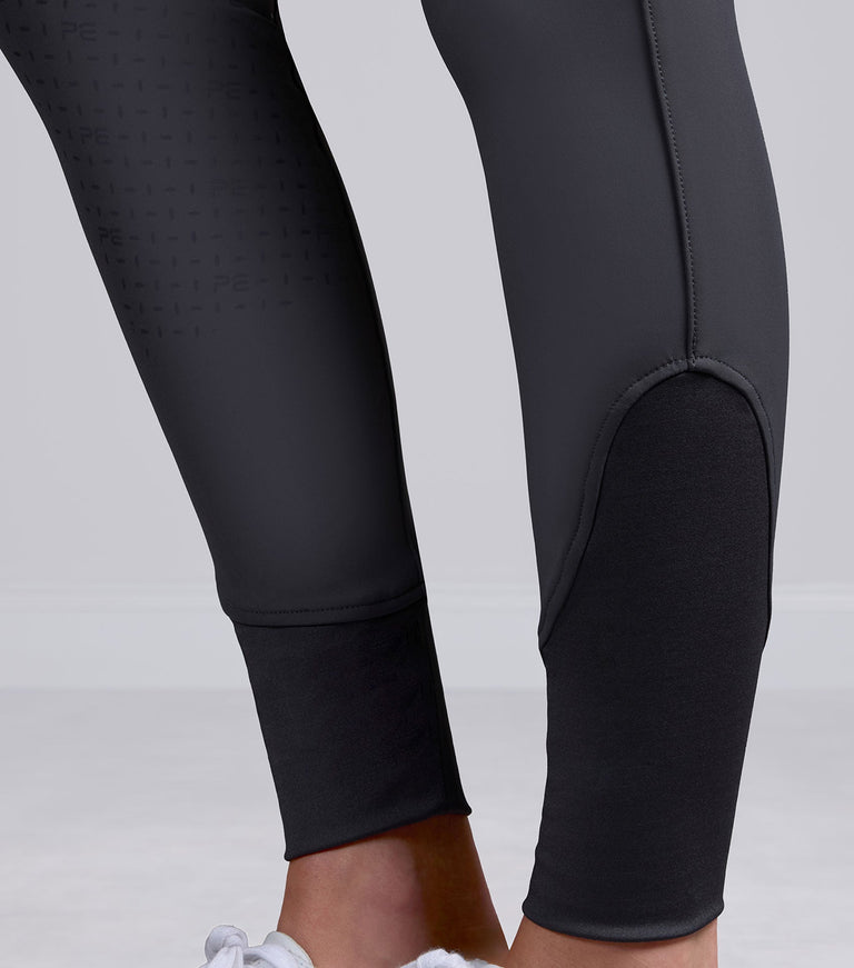 Premier Equine Torino II Women's Gel Full Seat Riding Breeches - Grey (High Rise)